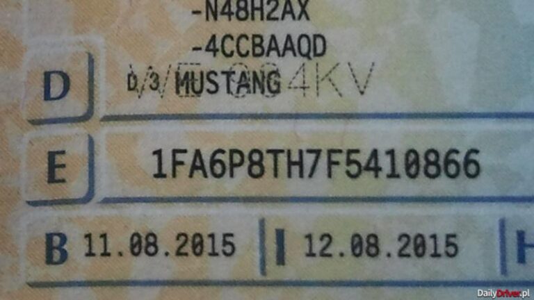 Gdzie znaleźć vin samochodu w dowodzie rejestracyjnym? Oto praktyczny przewodnik