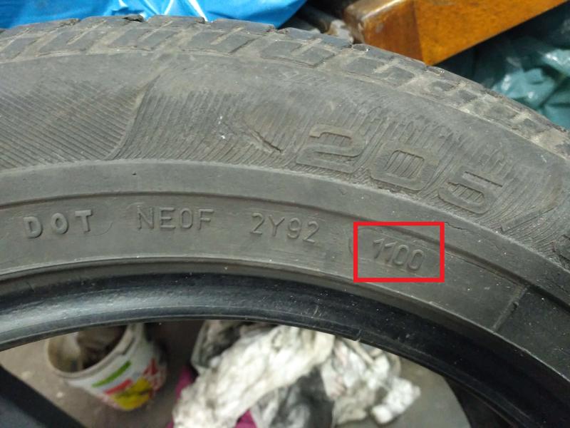 Data produkcji opony