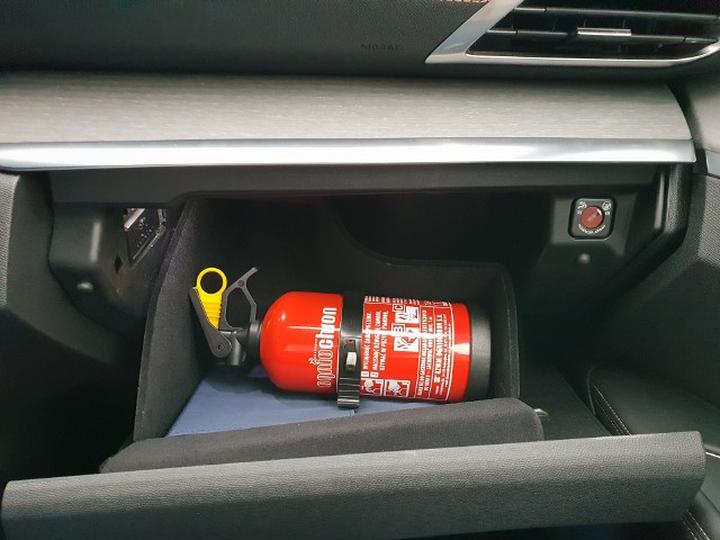 Gaśnica w samochodzie