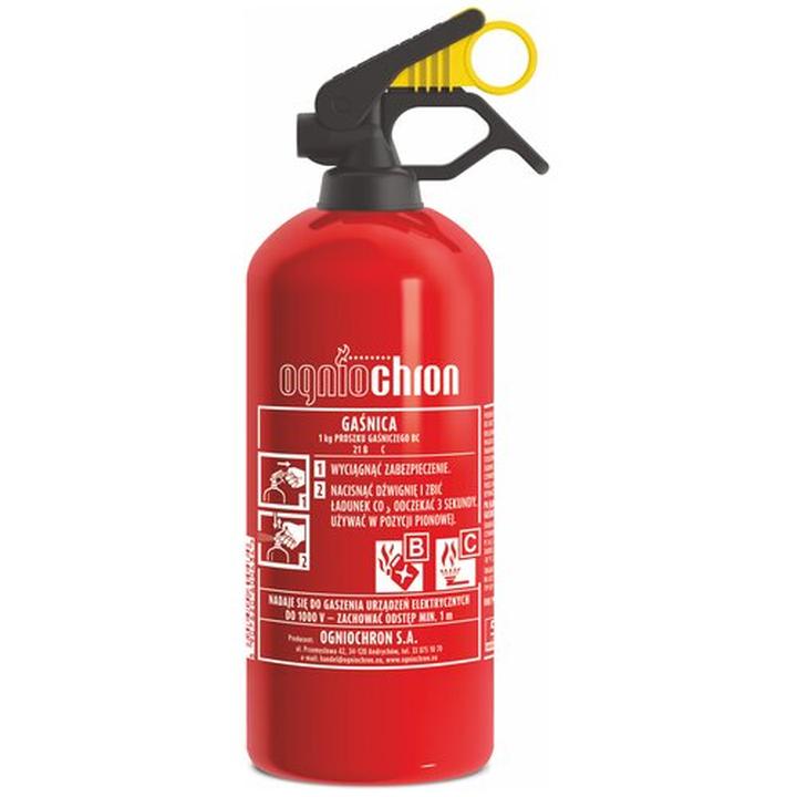 Legalizacja gaśnicy w pojeździe