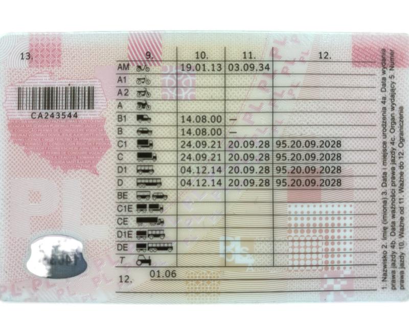 Odebranie prawa jazdy