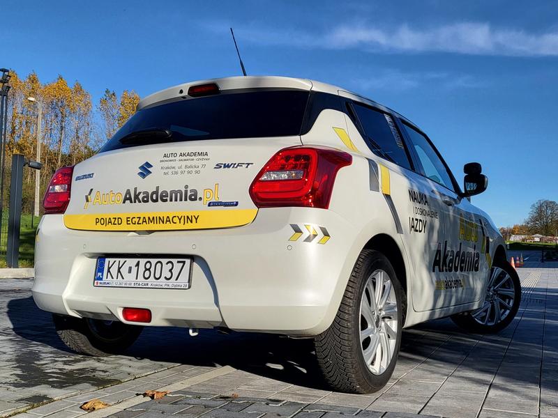Samochód na egzamin na prawo jazdy