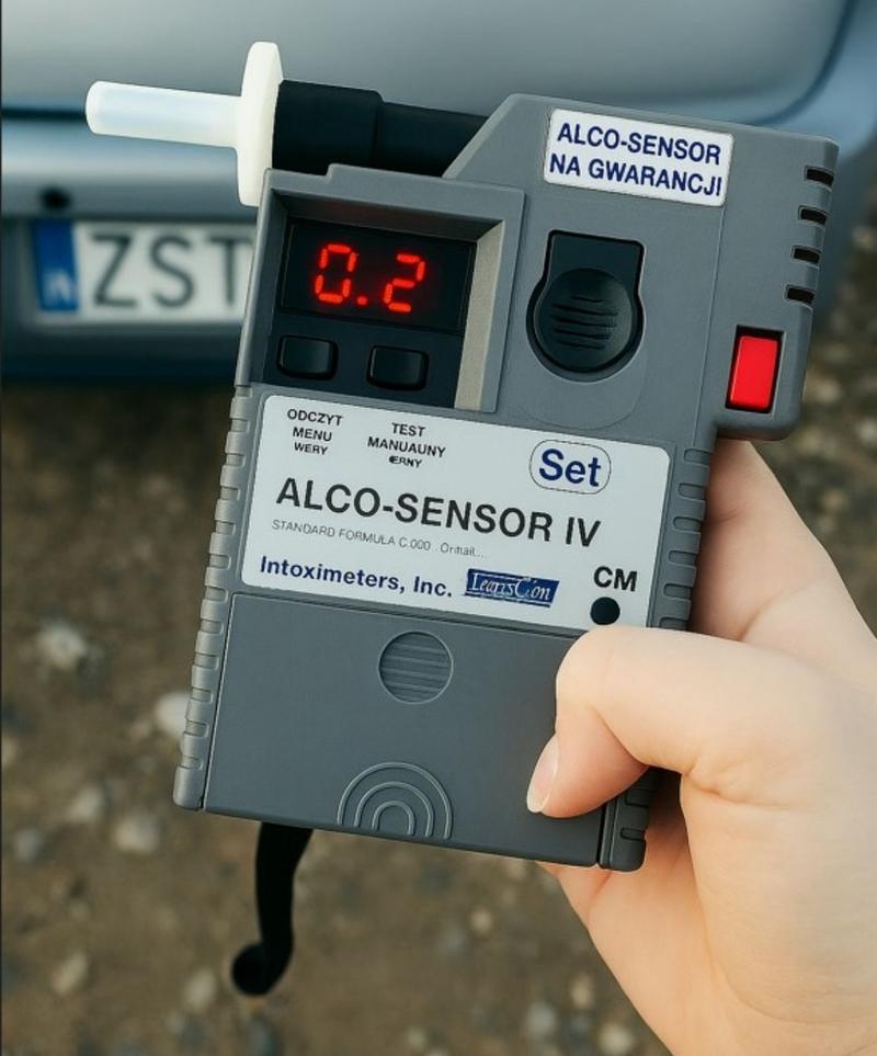 Przewóz alkoholu w samochodzie